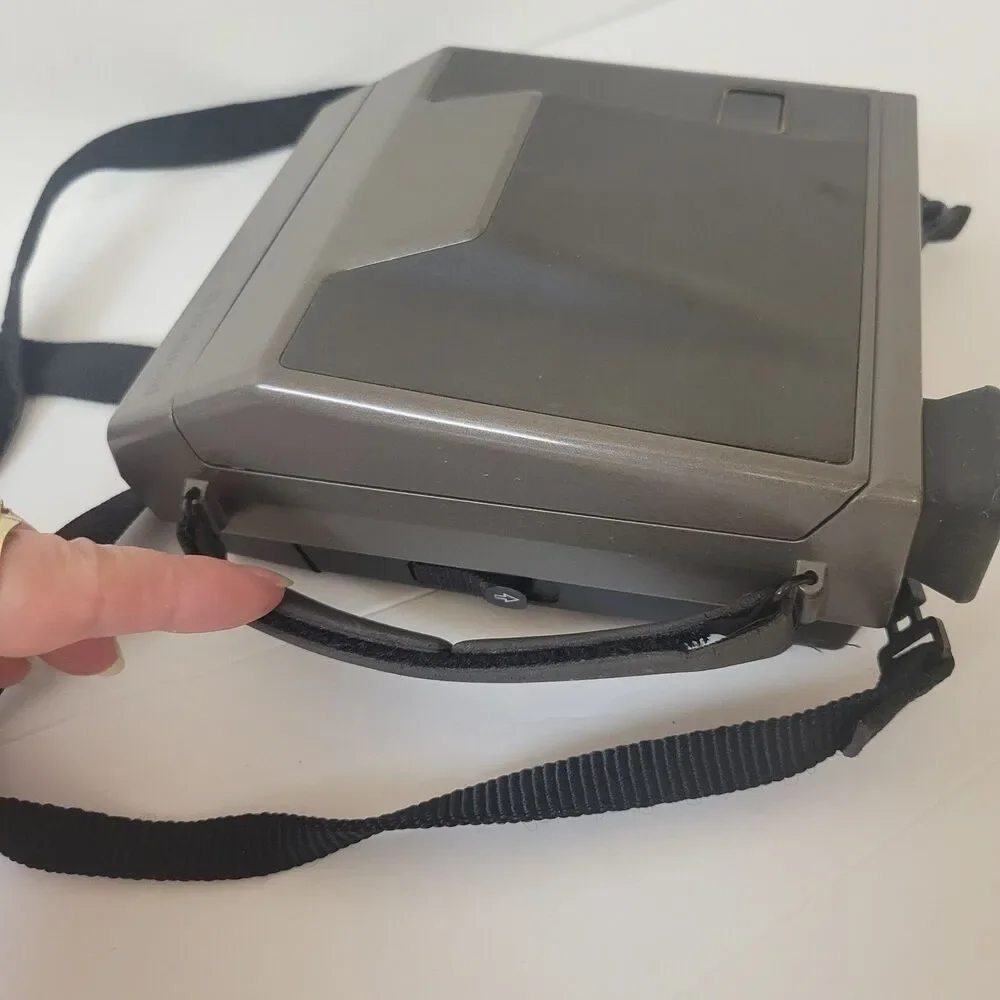 Vintage Polaroid Spectra System Instant Camera w/ Case & Original Service Notes